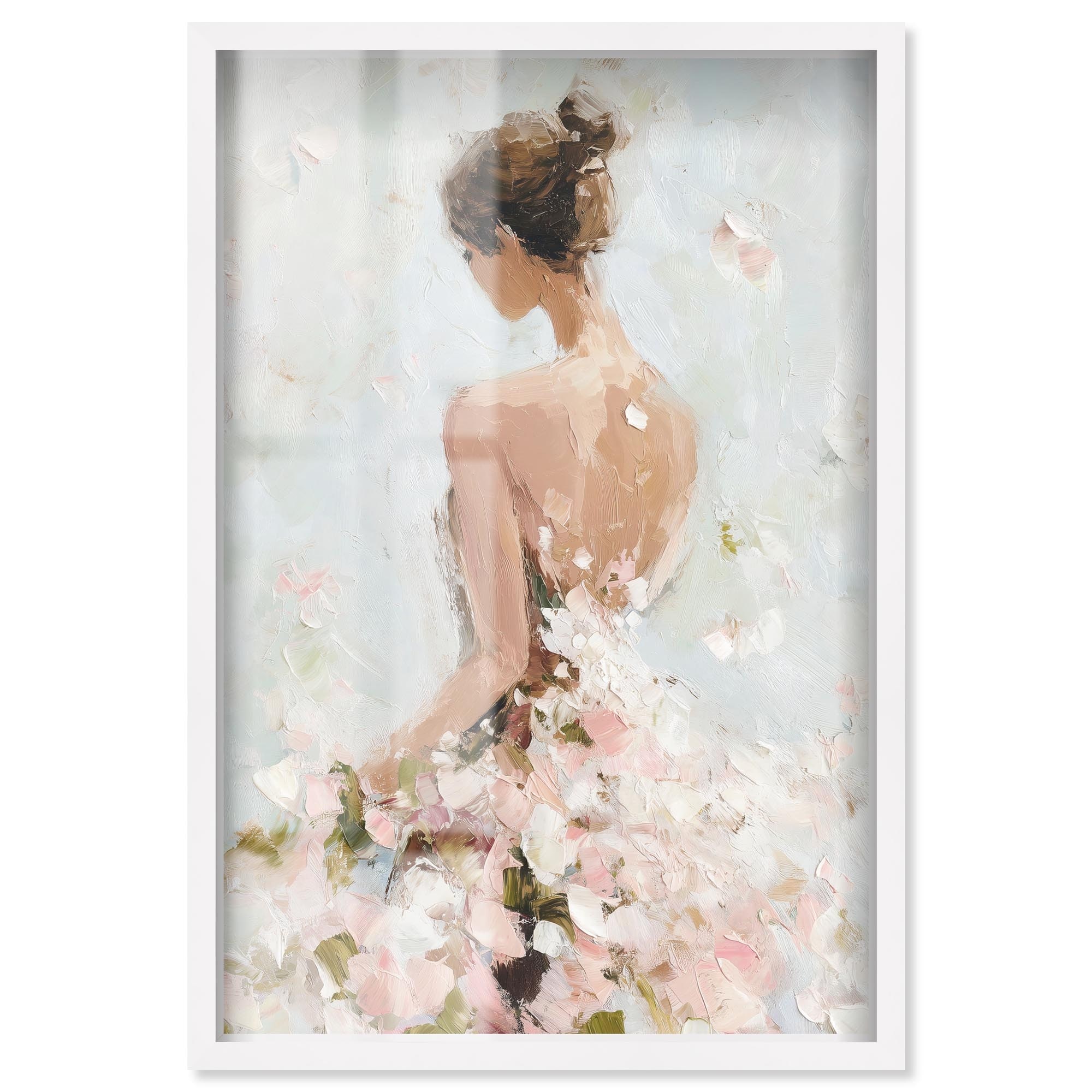 Cloud Dress II Fashion Art Shadowbox Print by Art Remedy