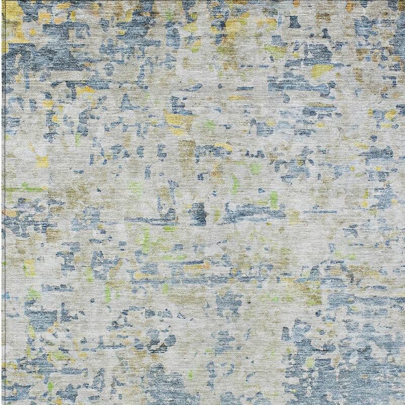 HomeRoots Abstract Transitional Rectangle Outdoor Rug