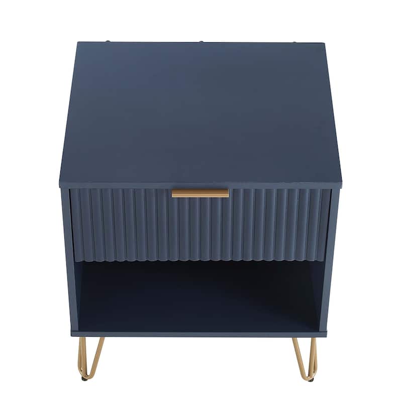 Manhattan Comfort 2-Piece Dumbo Modern Standard 3-Drawer Dresser Nightstand Set