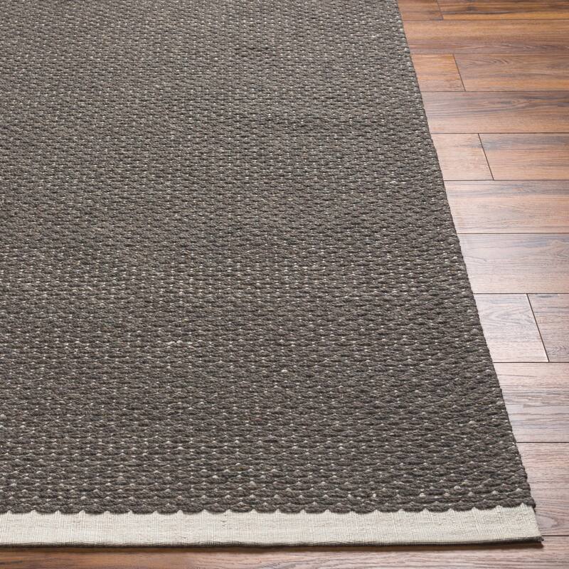 Abercom Handmade Casual Farmhouse Wool Area Rug