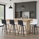 preview thumbnail 11 of 120, Skara Swivel Bar Stool, Upholstered Bar Height Chair with Bentwood Frame