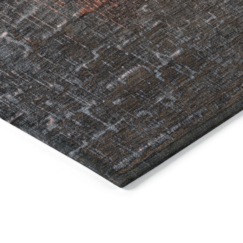 HomeRoots Ombre Transitional Rectangle Outdoor Rug