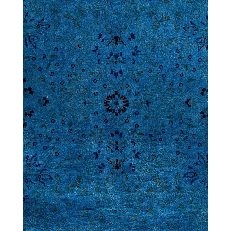 Fine Vibrance, One-of-a-Kind Hand-Knotted Area Rug - Purple, 8' 1" x 15' 10" - 8' 1" x 15' 10"