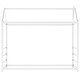 preview thumbnail 10 of 10, House Platform Twin Bed with Roof and Chimney Design, Sturdy Metal Frame