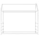preview thumbnail 20 of 20, Metal Twin Size House Bed with Chimney, Easy Assembly