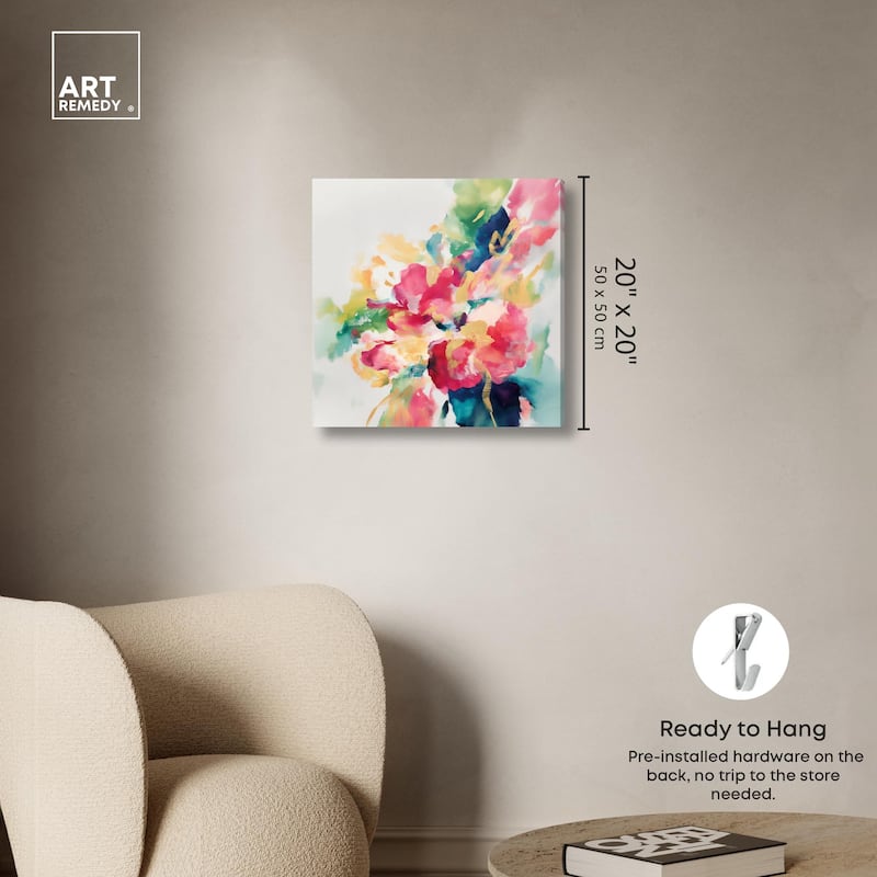 Essence of a Flower I Canvas by Art Remedy, Gallery Wrapped
