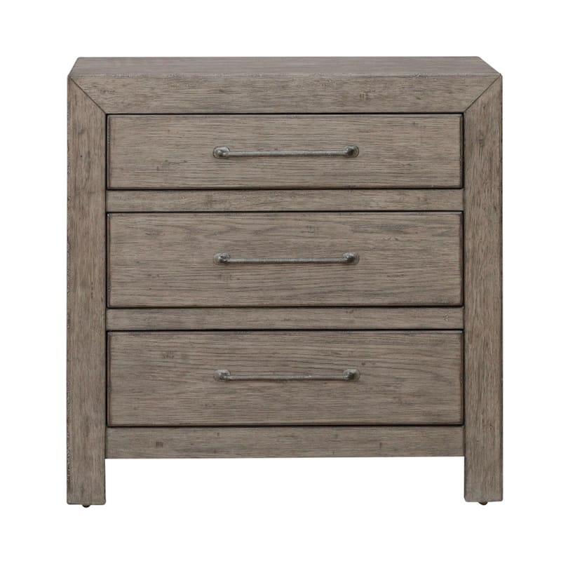 Skyview Lodge Cobblestone Bedroom Nightstand with Charging Station