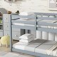 preview thumbnail 84 of 95, Low Loft Bed with Ladder, Solid Rubber Wooden Bed Frame for Multi Children, Floor Bed - Available with or without Slats
