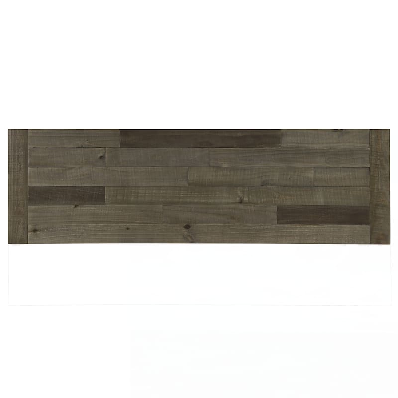 Two-Tone Wood Upholstered Dining Bench