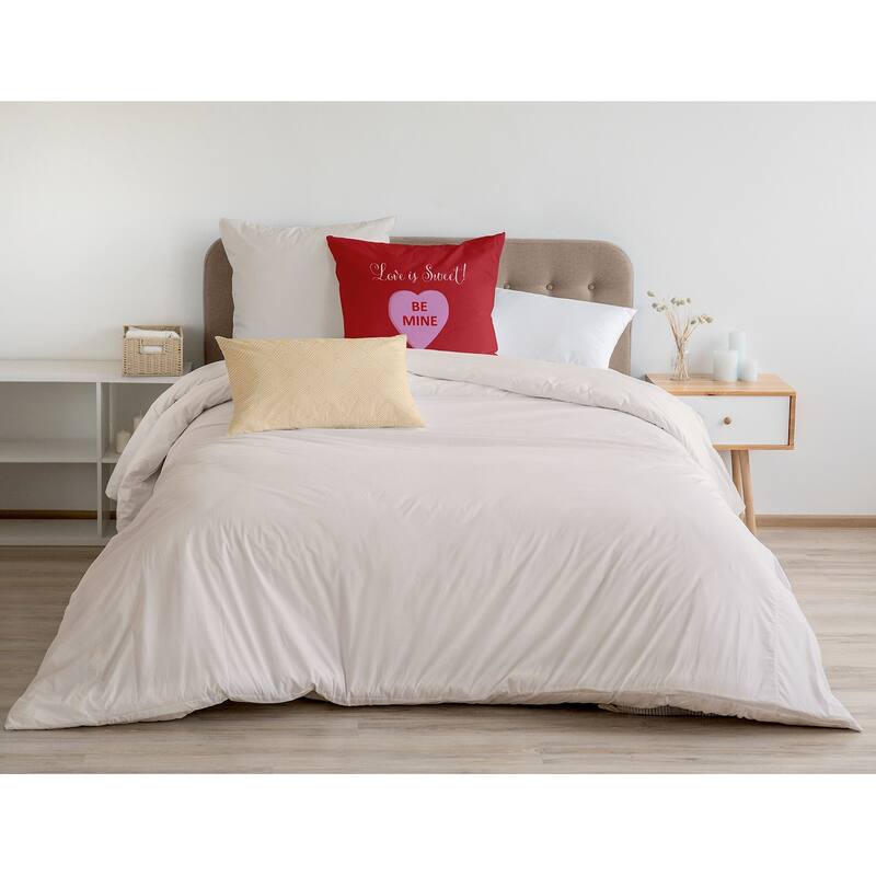 Love Is Sweet Valentines Day Decorative Throw Pillow