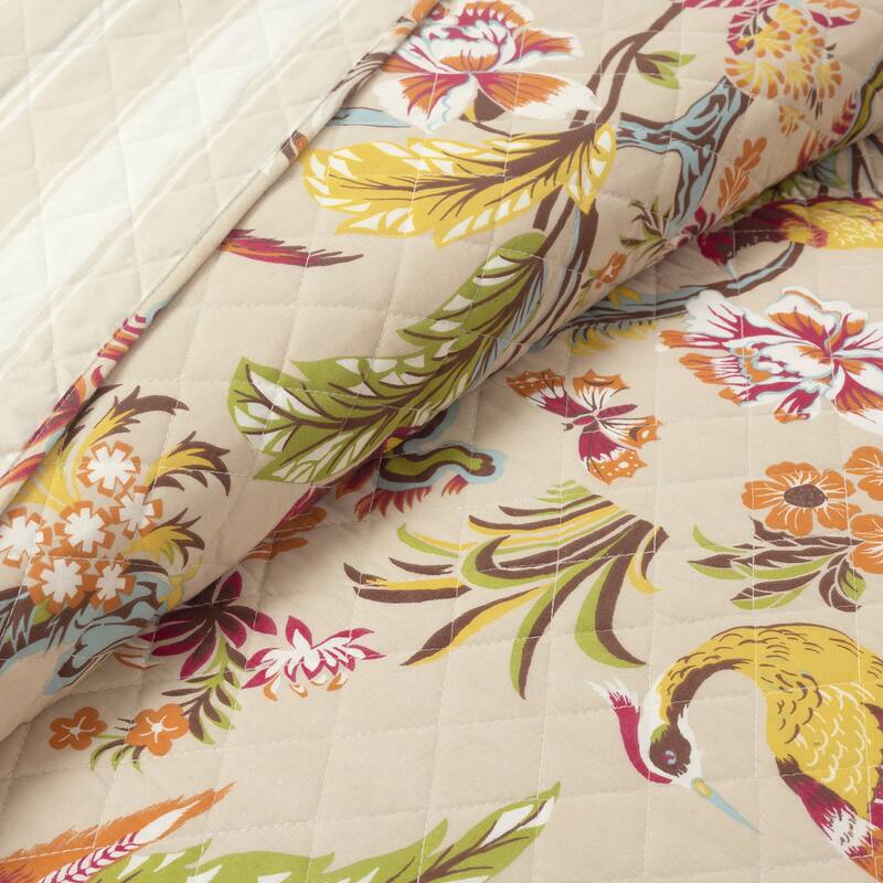 Lush Decor Dolores 3 Piece Cotton Quilt Set