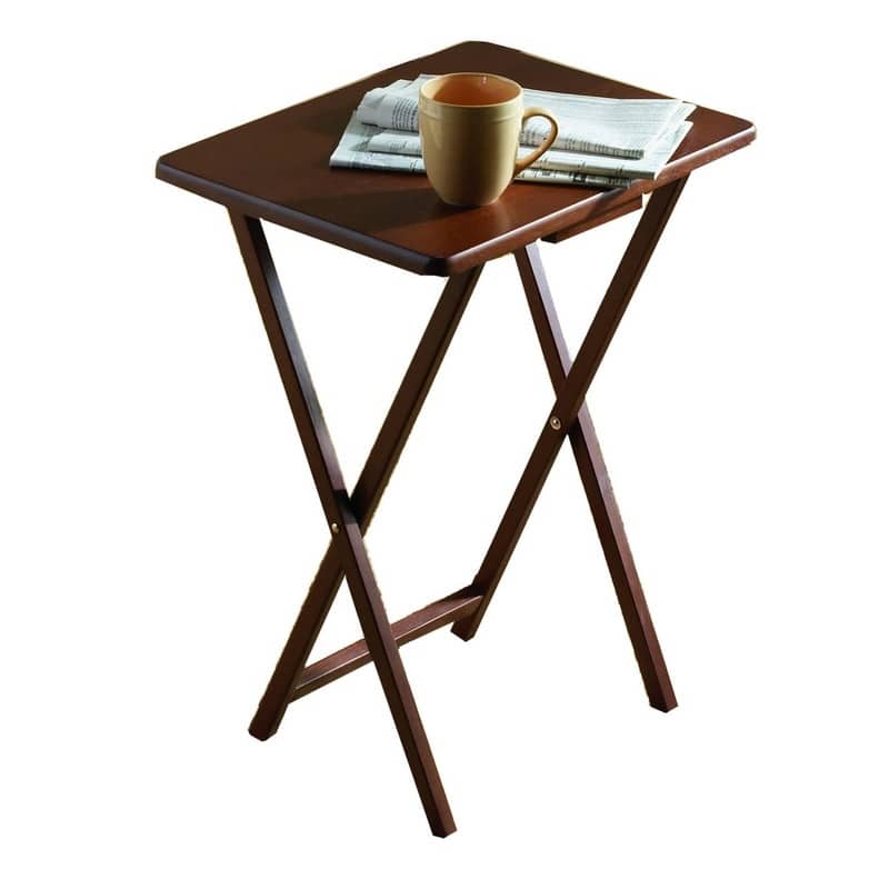 Wood TV Tray Snack Tables