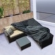 preview thumbnail 1 of 8, Plus Large Square Dining Set Patio Garden Furniture Waterproof Cover