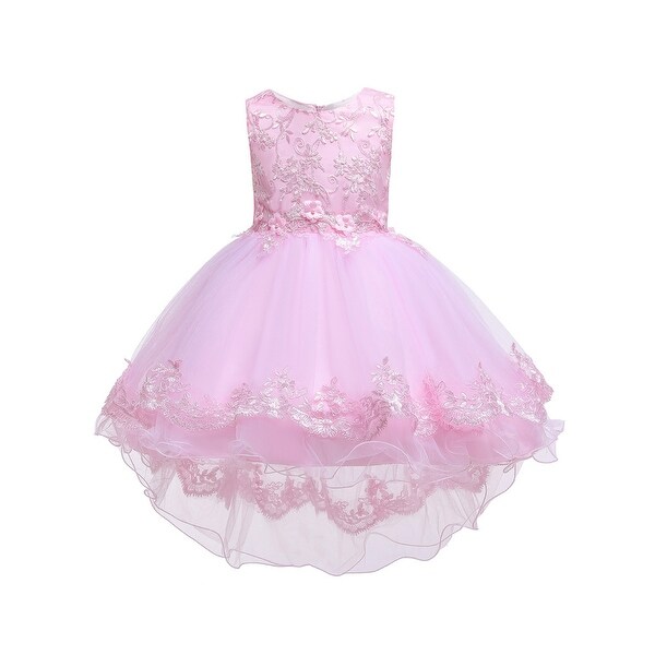 girls pink easter dress