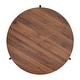preview thumbnail 23 of 22, Aria Home 35 Inch Folding Table Round Trifold Multi Use Space Saving