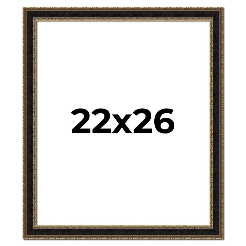 22x26 Frame Gold Antique Vintage Sold Wood Picture Frame | 1.75 Inch