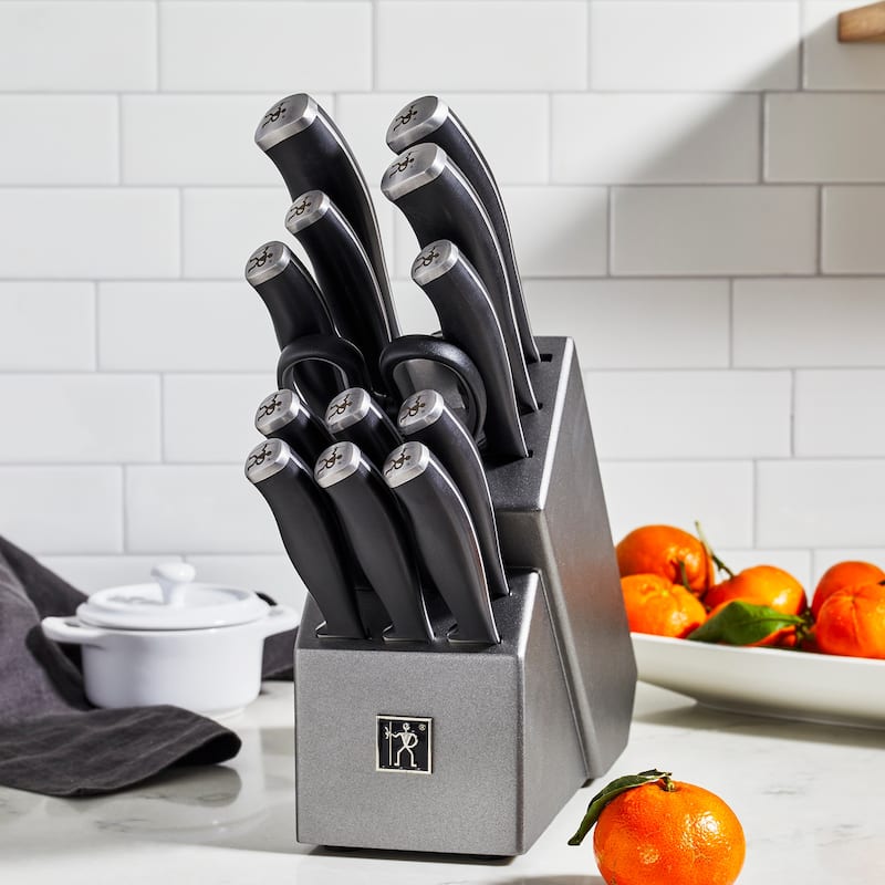 Henckels Assure 14-pc Knife Block Set - Black