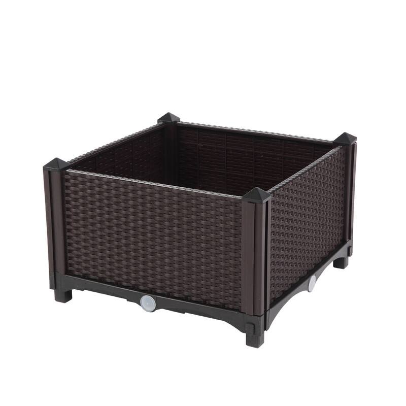 Free Splicing Injection Planting Box Brown