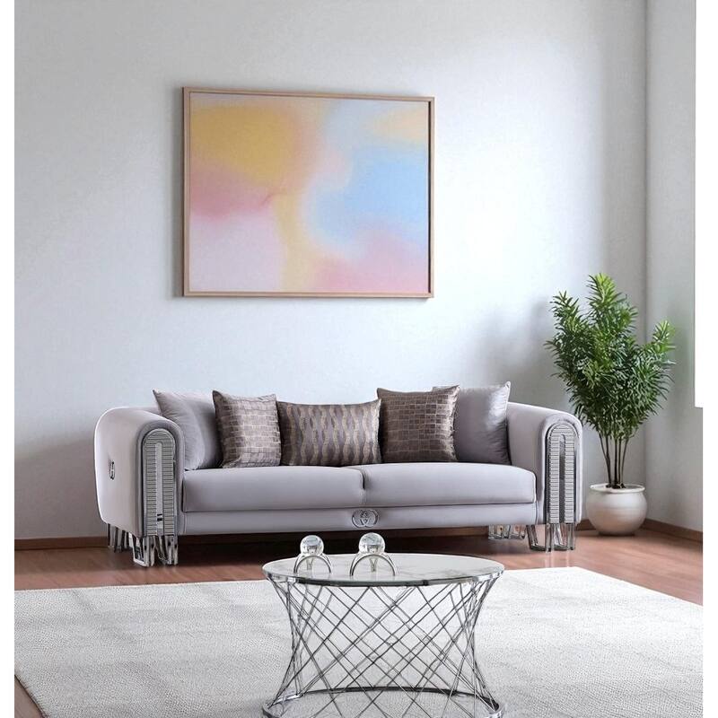 Naturev 3 Pieces Living Room Sets 2 Sofa 1 Chair