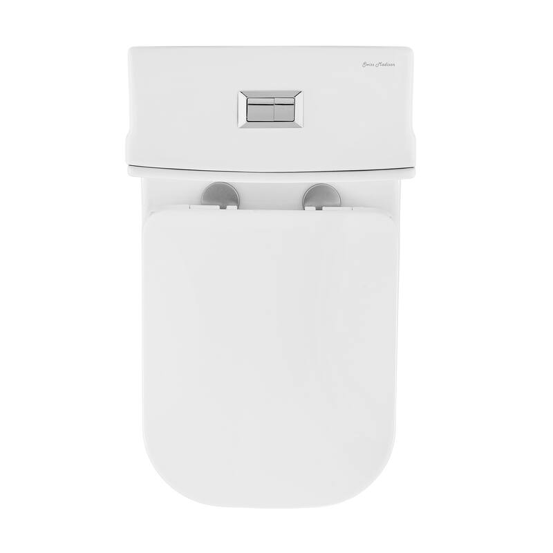 Concorde One Piece Square Toilet Dual Flush 1.1/1.6 gpf with 10" Rough In