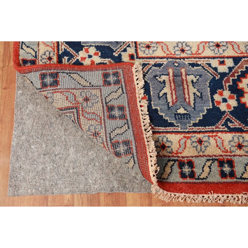 Hand Knotted Oriental 100% Wool Carpet Traditional Geometric Red Viss Area Rug - 17' 6'' X 11' 5''