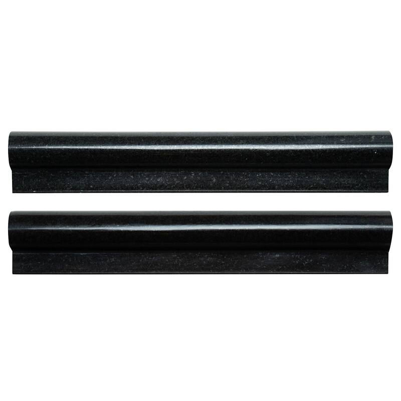 Ackland AKM-S-RLP 12" x 2" Polished Granite and Marble Thin-Set Tile