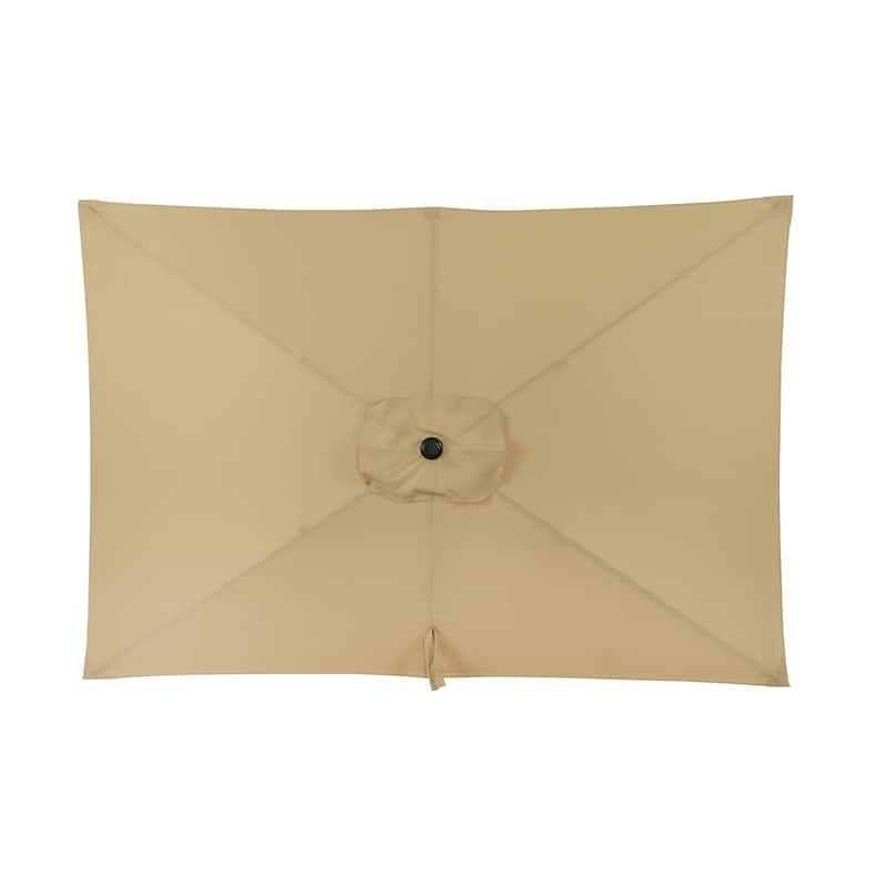 Island Umbrella Bimini Rectangular Market Umbrella Canopy