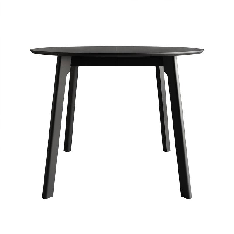 CraftPorch Mid Century Modern 4-Piece Chair and Round Table Dining Set