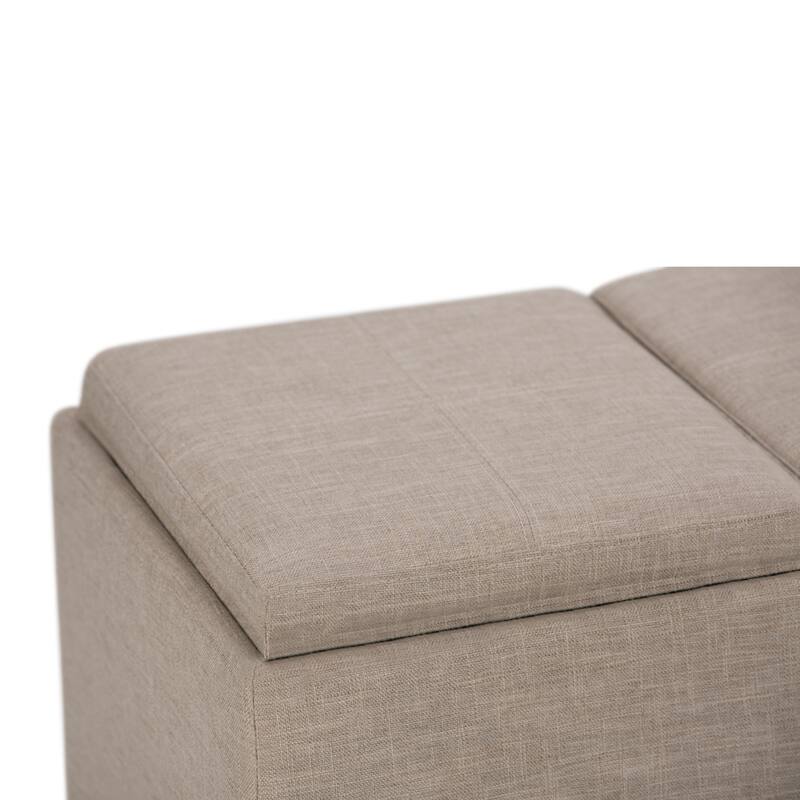 Modern Storage Ottoman for Living Room