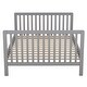 preview thumbnail 49 of 54, New Style Convertible Crib / Full Size Platform Bed with Changing Table, Storage Bed with Shelves, Wooden Crib