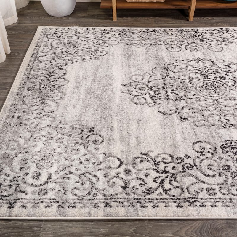 JONATHAN Y Brooklyn Filigree Medallion Area Rug