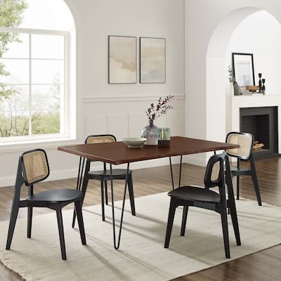 Ardor 60" Live Edge Acacia Wood Rectangular Dining Table
