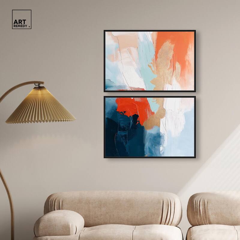 Bold and Bright II Canvas Set of 2 by Art Remedy