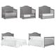 preview thumbnail 4 of 3, Dream On Me Ella 5 in 1 Convertible Crib - Storm Grey