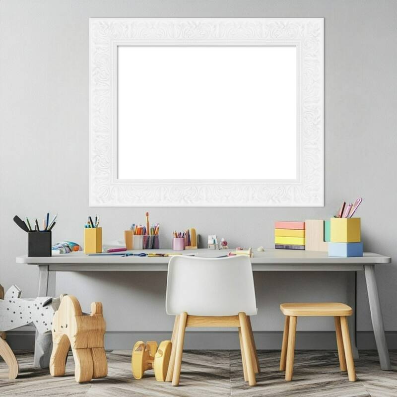Luxe Framed Dry Erase Magnetic Board