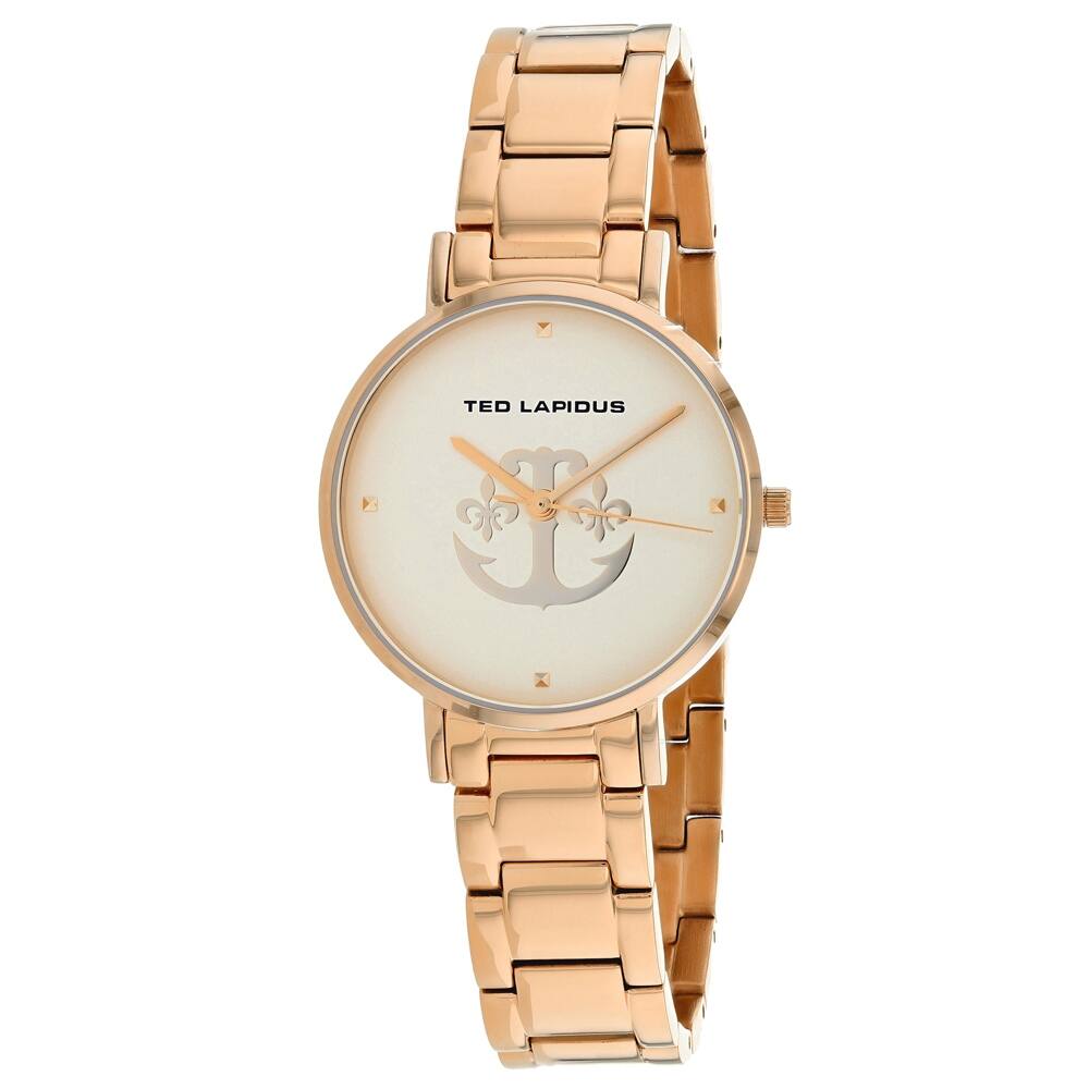 Ted Lapidus Women's Classic Rose gold Dial Watch - A0742URPX - Rose gold - 6 (36)