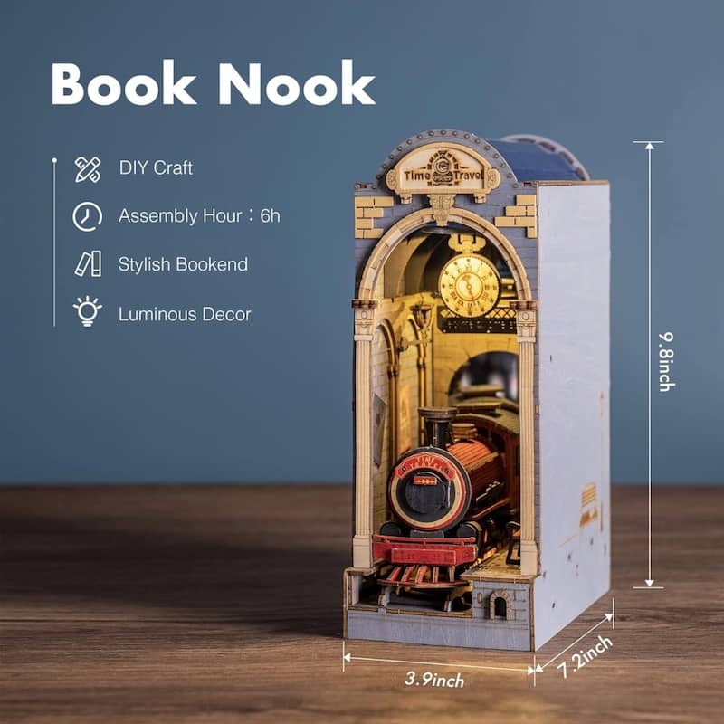 DIY 3D Book Nook Kit - Time Travel 246pcs