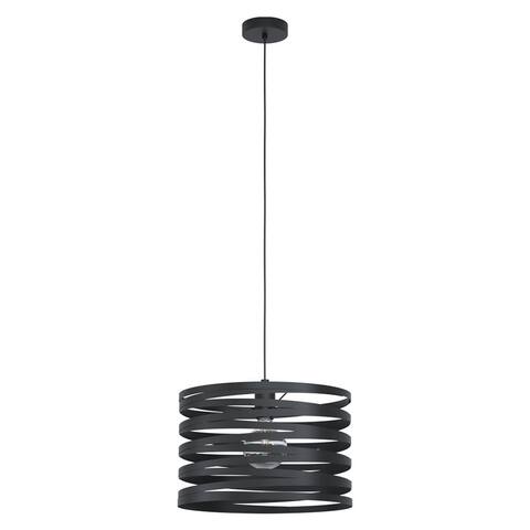Cremella 1-Light Pendant with Spiral Shade