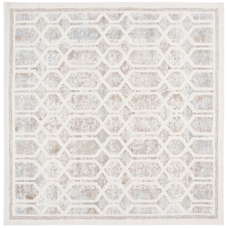 SAFAVIEH, Handmade Artistry Poulia Geometric Wool Rug