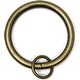 preview thumbnail 12 of 30, Set of 14 Solid Metal Window Drapery Curtain Panel Ring with Eyelet, 1.5" Inner Diameter, Fits Up to 1.25" Rod