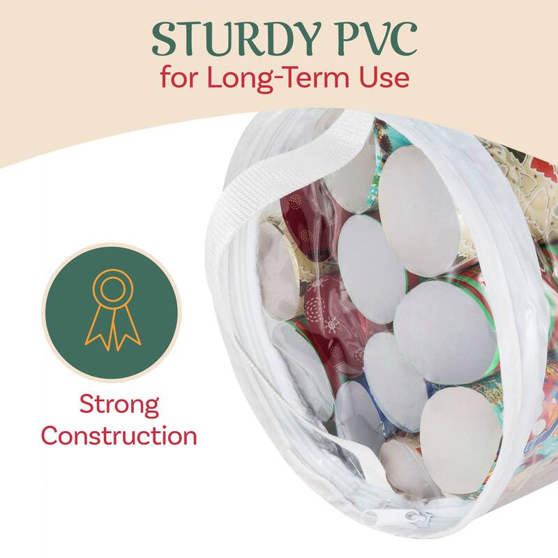 Elf Stor Wrapping Paper and Gift Wrap Storage Bag 40" Rolls 2 Pack