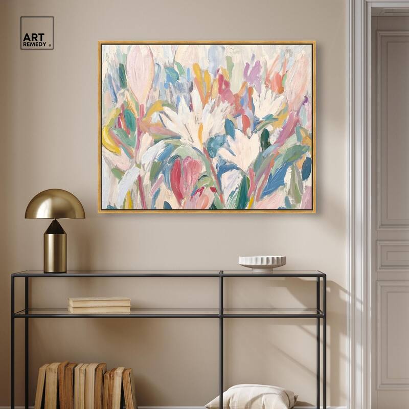 Morning Mist Bloom I Canvas by Art Remedy