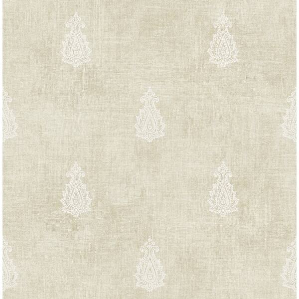Seabrook Designs Ozzie Fleur De Lis Unpasted Wallpaper Bed Bath