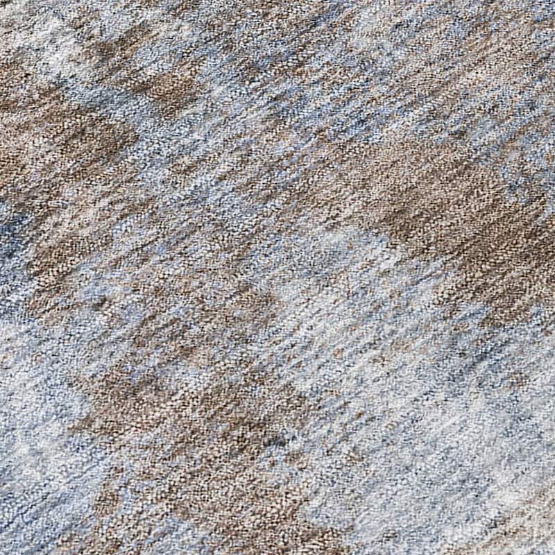 Machine Washable Indoor/ Outdoor Modern Ombre Chantille Rug