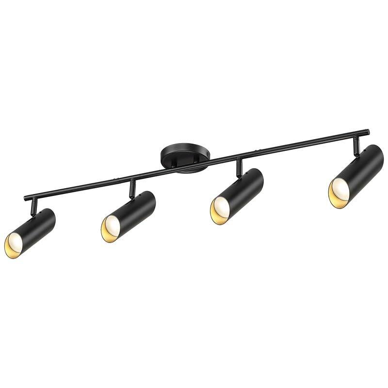 32" 4-Light LED Track Light - 350 Degree Rotatable - Skylark, Matte Black