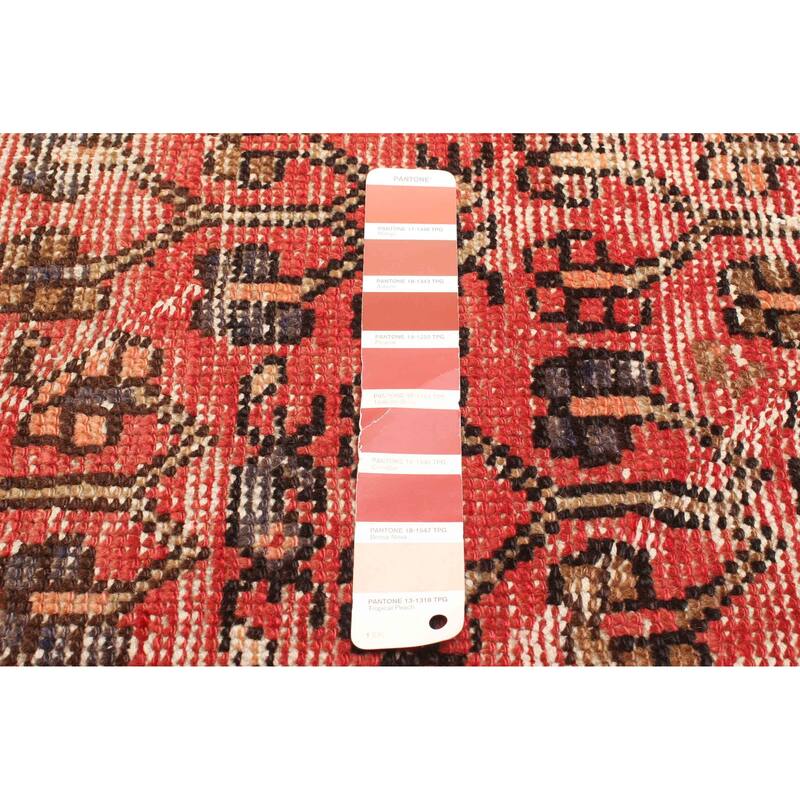 ECARPETGALLERY Hand-knotted Antalya Vintage Red Wool Rug - 3'11 x 6'11