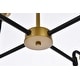 preview thumbnail 12 of 14, Hope 8 Light Pendant in with clear shade - 36 Inch