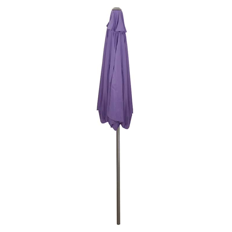 7.5ft Outdoor Patio Market Umbrella with Hand Crank