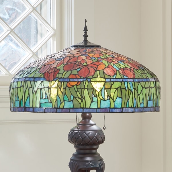 Vintage tiffany tulip lamp cheap