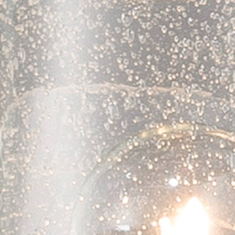 Justice Design Fusion Modular 6-Light Bath Bar, Seeded Oval Shade